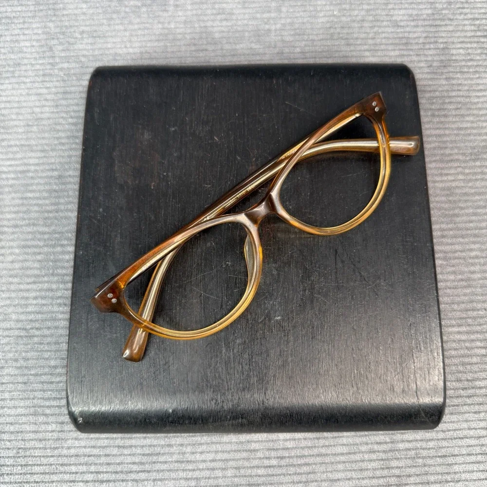 Bolon BJ3069 B20 Brown Amber Cat Eye Y2K Eyeglasses Frames 52-15-145 Italy